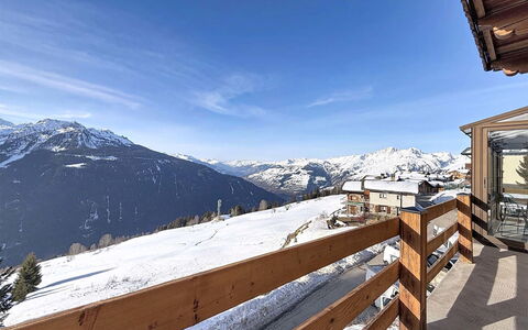 Chalet Shangri-La: Schnee, Gebirge, Winter, Glazialmorphologie, Bergstation, Einfrieren, Steigung, Balkon, Alpen, Grat
