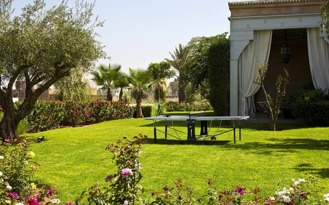 Villa Orange Trees: Baum, Gras, Garten, Landschaft, Strauch, Rasen, Grundstueck, Schatten, Garten
