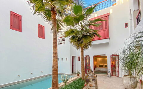 Dar Splendid: Tür, Hazienda, Estate, Hof, Schwimmbad, Hotel, Villa, Resort, Balkon