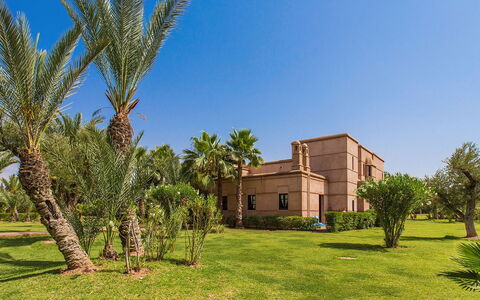 Dar Maril: Strauch, Estate, Garten, Landscaping, Villa, Hazienda, Schatten, Villa, Rasen