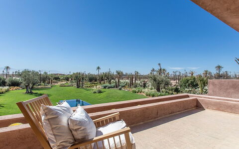 Villa Palmeraie: Garten, Landscaping, Resort, Schatten, Hazienda, Gartenmöbel, Eco Hotel, Hinterhof, Villa