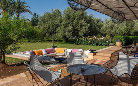 Dar Moon: Möbel, Gartenmöbel, Stuhl, Garten, Schatten, Tisch Im Freien, Hinterhof, Garten, Terrasse, Outdoor Struktur