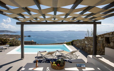 Villa Apollonia: Schwimmbad, Küsten Und Ozeanische Forms, Resort, Meer, Küste, Schatten, Eco Hotel, Ozean, Villa, Gartenmöbel