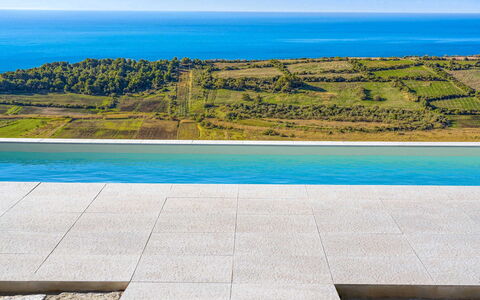 Villa Lily: Blau, Verbundwerkstoff, Meer, Ozean, Schwimmbad, Walkway, Flagstone, Fliese