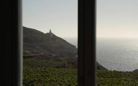 Villa Akrotiri: Terrain, Meer, Ozean, Landspitze