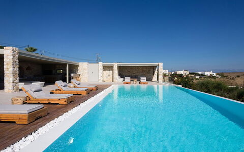 Villa Melina: Blau, Schwimmbad, Verbundwerkstoff, Resort, Hotel, Villa, Eco Hotel, Thermae