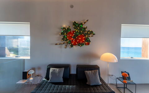 Iris House: Möbel, Interior Design, Flooring, Fussboden, Beleuchtung, Zuhause, Wohnzimmer, Decke, Blumentopf, Zimmer