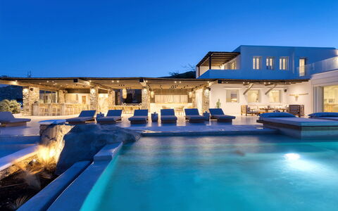 Villa Mitos: Blau, Schwimmbad, Resort, Estate, Eco Hotel, Villa, Thermae, Hotel, Villa, Ferienort