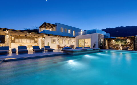 Villa Mitos: Blau, Schwimmbad, Resort, Eco Hotel, Estate, Thermae, Hotel, Villa, Ferienort, Villa