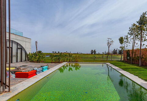Villa Zaynab: Schwimmbad, Verbundwerkstoff, Reflexion, Resort, Water Feature, Reflecting Pool, Design, Eco Hotel, Hazienda, Thermae