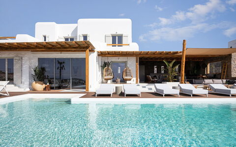 Villa Aspasia: Schwimmbad, Resort, Eco Hotel, Hotel, Design, Gartenmöbel, Villa, Dämmerung, Outdoor Struktur