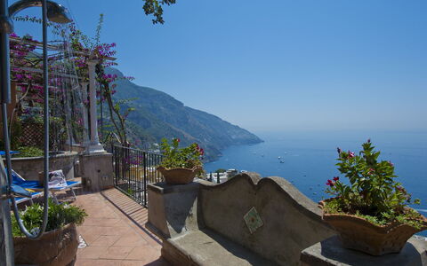 Casa Gemma: Blumentopf, Balkon, Zimmerpflanze, Küste, Vase