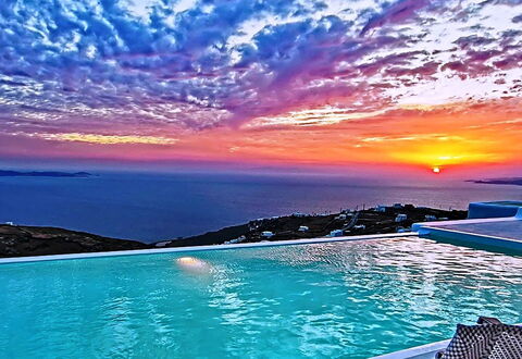 Fanaria Villa: Blau, Horizont, Dämmerung, Abend, Ozean, Schwimmbad, Sonnenaufgang, Sonnenuntergang, Afterglow