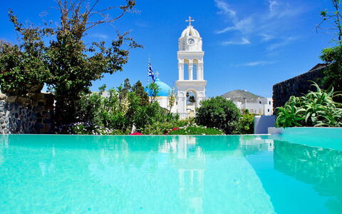 Mansion Kyani: Blau, Schwimmbad, Resort, Eco Hotel, Hazienda, Ferienort, Villa, Blumentopf, Zimmerpflanze