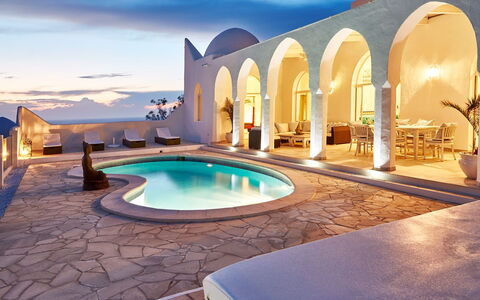 Villa Aldebaran: Blau, Kuppel, Schwimmbad, Resort, Villa, Gartenmöbel, Eco Hotel, Kuppel, Hotel