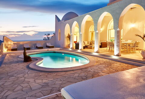 Villa Aldebaran: Blau, Kuppel, Schwimmbad, Resort, Villa, Gartenmöbel, Eco Hotel, Kuppel, Hotel