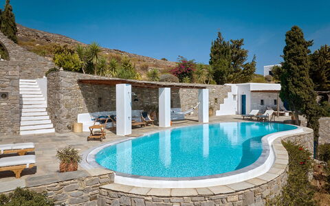 Villa Amaca: Blau, Die Architektur, Steinwand, Flagstone, Schwimmbad, Resort, Villa, Eco Hotel