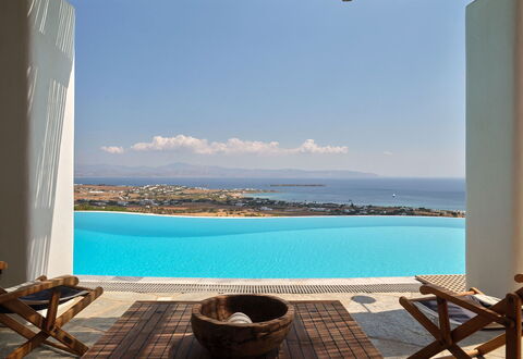 Villa Amaca: Blau, Schwimmbad, Resort, Meer, Ozean, Eco Hotel, Villa, Hotel, Ferienort, Abend
