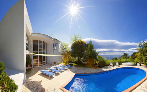 Villa Ettore: Blau, Schwimmbad, Wohngebiet, Estate, Resort, Eco Hotel, Villa, Villa, Hazienda, Hotel