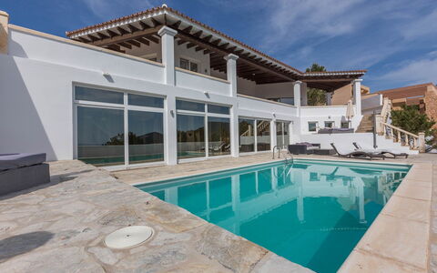 Villa Orion: Schwimmbad, Zuhause, Verbundwerkstoff, Estate, Resort, Villa, Schatten, Balkon, Villa, Design
