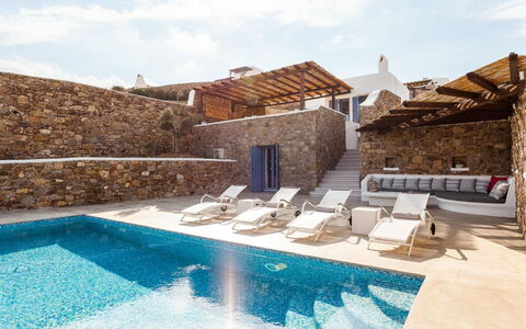 Villa Paradeisos: Schwimmbad, Resort, Villa, Hotel, Design, Penthouse, Fliese