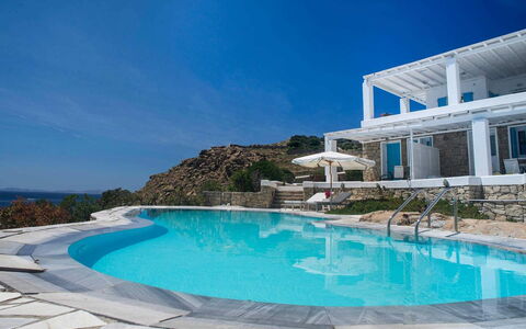 Villa Rose 2: Blau, Küsten Und Ozeanische Forms, Schwimmbad, Meer, Küste, Resort, Estate, Villa, Tropen