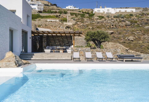 The Mykonian Castle: Schwimmbad