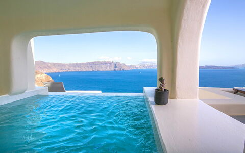 Caldera Suite: Meer, Resort, Ozean, Küste, Hotel, Schwimmbad, Ferienort, Villa, Strandresort, Bucht