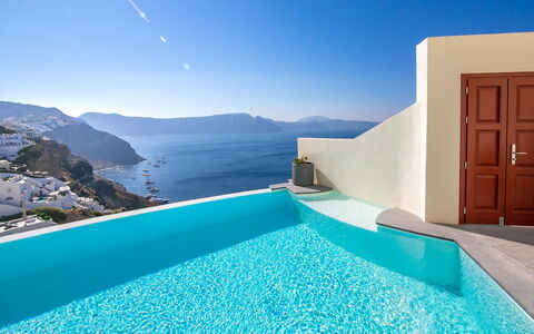 Villa Nea: Blau, Schwimmbad, Resort, Eco Hotel, Hotel, Villa, Ferienort, Penthouse