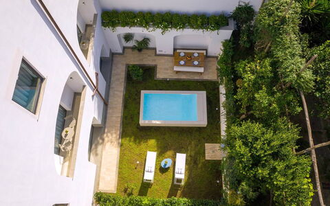 Jacaranda House: Wohnung, Schwimmbad, Zuhause, Hof, Estate, Design, Landscaping, Hotel, Garten, Hinterhof