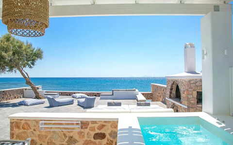 Maison Nira: Blau, Resort, Schwimmbad, Villa, Design, Schatten, Gartenmöbel, Stuhl, Hotel, Penthouse