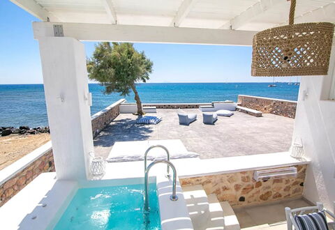 Maison Ranya: Blau, Meer, Resort, Küste, Ozean, Gartenmöbel, Ufer, Schatten, Schwimmbad, Tropen