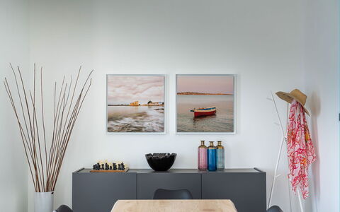 Il Palmeto: Interior Design, Bilderrahmen, Möbel, Zimmer, Moderne Kunst, Farbe, Wohnzimmer, Zimmerpflanze, Blumentopf