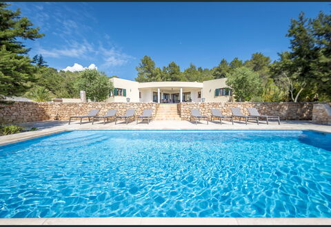 Villa Sharon: Blau, Schwimmbad, Landscaping, Estate, Resort, Tropen, Eco Hotel, Immergrün, Ferienort, Villa