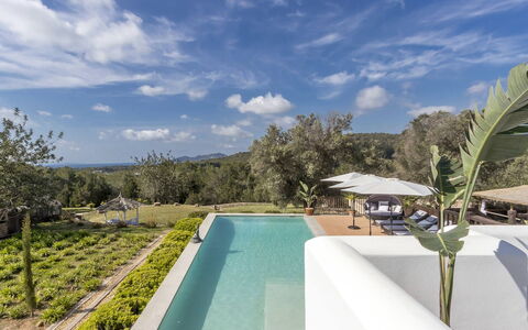 Villa Papiro: Schwimmbad, Estate, Villa