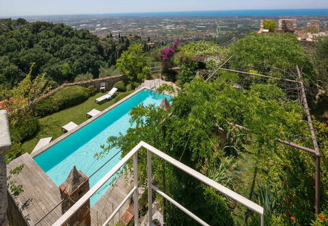La Rocca di Monteggiori: Schwimmbad, Estate, Eco Hotel, Villa, Hazienda