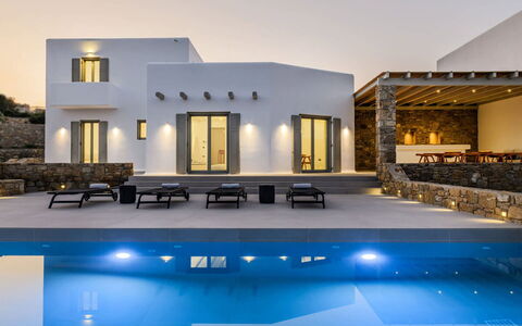 Villa Psiche: Design, Villa, Hotel, Schwimmbad, Resort, Dämmerung, Penthouse
