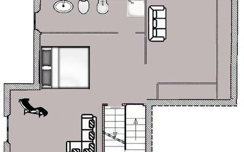 Casa Nadia: Weiss, Wohnzimmer, Design