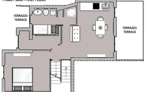 Casa Nadia: Wohnzimmer
