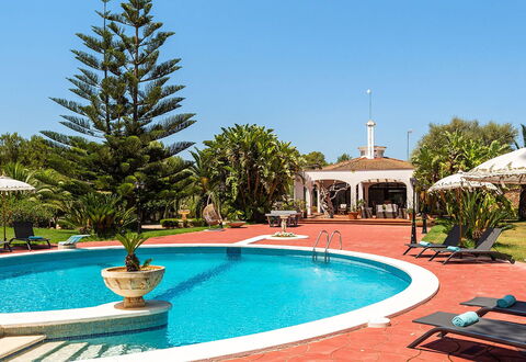 Villa Fountain: Schwimmbad, Resort, Hazienda, Eco Hotel, Estate, Freizeit, Villa, Landscaping, Schatten