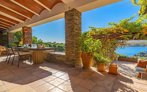 Casa Gigliola: Wand, Möbel, Stuhl, Küche & Esszimmer Tisch, Resort, Eco Hotel, Estate, Gartenmöbel, Steinwand, Garten
