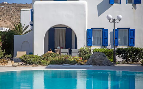 Mykonos Pool House 8: Blau, Schwimmbad, Hotel, Resort, Villa, Ferienort