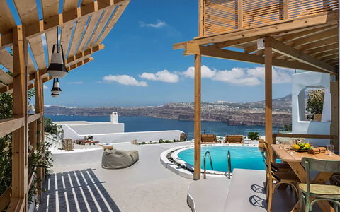 Villa Sean: Stuhl, Balkon, Design, Villa, Resort, Hotel, Ferienort, Schwimmbad