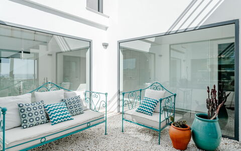 Casa Guapa: Schatten, Veranda, Balkon, Zaun, Geländer, Outdoor Struktur