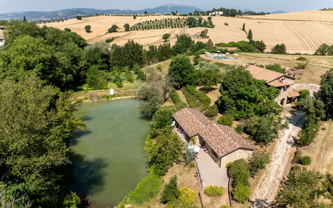 Il Giuncheto, Pool, Amazing View, Umbrian Countrys: Baum, Haus, Ländliches Gebiet, Landschaft, Zuhause, Grundstueck, Menschliche Siedlung, Hütte, Estate