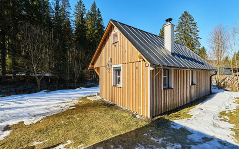U Potůčku: Hügel, Zuhause, Gebirge, Bergstation, Steigung, Balkon, Hütte, Alpen, Senke, Grat