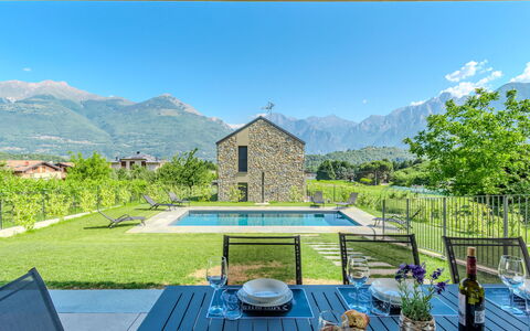 La Serena: Zuhause, Hütte, Gebirge, Bauernhaus, Estate, Garten, Alpen, Senke, Grat, Landscaping