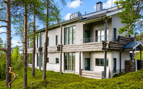 Rukatunturintie 8 G2: Zuhause, Hütte, Estate, Veranda, Abstellgleis, Schatten, Garten, Villa, Eco Hotel
