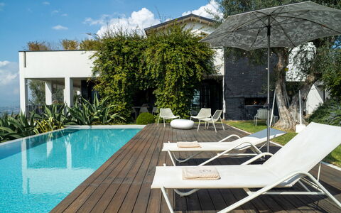 Idea 18: Schwimmbad, Resort, Gartenmöbel, Möbel, Eco Hotel, Schatten, Stuhl, Sonnenliege, Villa, Zimmerpflanze