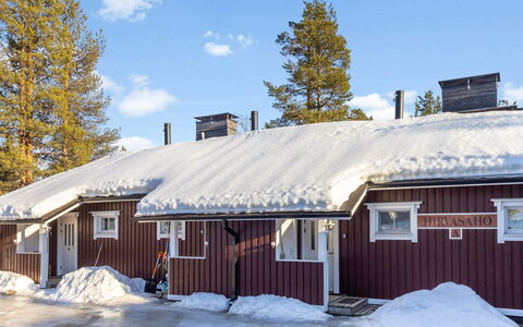 Hirvasaho a 3: Holz, Schnee, Winter, Hütte, Einfrieren, Zuhause, Blockhaus, Lärche, Abstellgleis